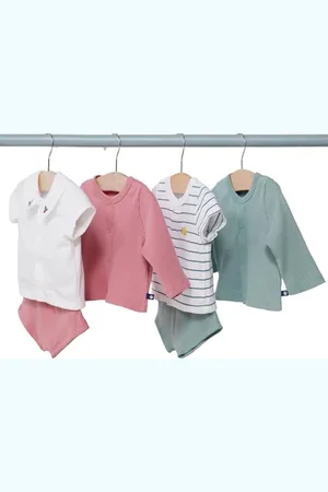Petit Bateau Unisex-Bimbi 3-częściowy zestaw, , 0 miesięcy