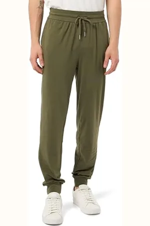 Tommy Hilfiger Męskie spodnie dresowe UM0UM03367, spodnie, zielone, S, , S