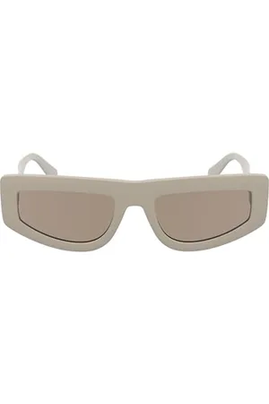 Calvin Klein Okulary przeciwsłoneczne dla dorosłych unisex CKJ25607S - z solidnymi ciemnymi cielistymi soczewkami, , rozmiar uniwersalny