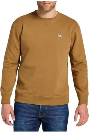Lee Męska bluza Plain Crew SWS, , XXL