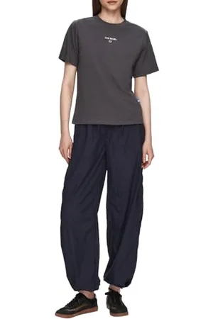 LTB Jeans Damska koszulka wyprodukowana z bawełny w kolorze czarnym Regular - rozmiar S, , S