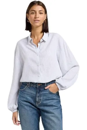 Lee Blouse with TIE Front, , XL