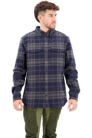 Fjällräven Fjallraven 81478-555-050 Övik skośny t-shirt M koszula męska ciemna granatowo-bazaltowa rozmiar XL, , XL