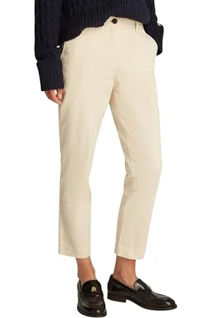 Tommy Hilfiger Damskie CO STRETCH GMD SLIM CHINO WW0WW45920, żółty, 40, , 40 EU