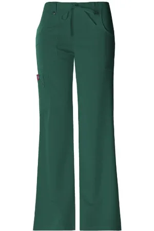 Dickies Xtreme Stretch Scrubs dla kobiet, spodnie cargo ze sznurkiem rozszerzane nogawki 82011, , XXS wąska talia