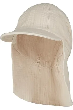 Sterntaler Czapka z daszkiem unisex z ochroną karku z dużą zawartością bawełny kapelusz przeciwsłoneczny, , 53