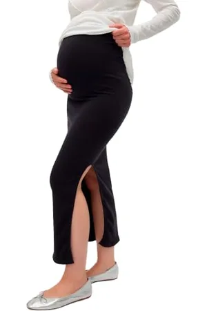 Mama;licious MAMA.LICIOUS MLALANIS Seamless AL Rib Skirt HW NOOS, , S-M