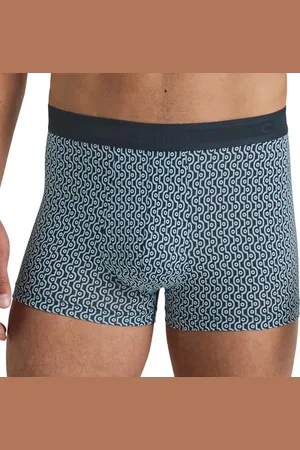 Calida Grafic Cotton bokserki męskie, ze 100% bawełny Supima, z elastycznym ściągaczem, , 50