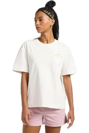 Lee Embroidery Pocket Tee T-Shirt damski, , XL