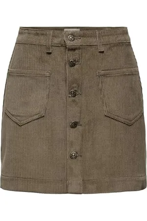 ONLY Damska spódnica Onlamazing Hw Cord Skirt PNT Noos Cordrock Mini, , XS