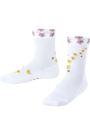 Falke Uniseks - dzieci Skarpety do trampek Beautiful Butterflies K Sso bawełna krótkie z wzorem 1 Para, , 31-34