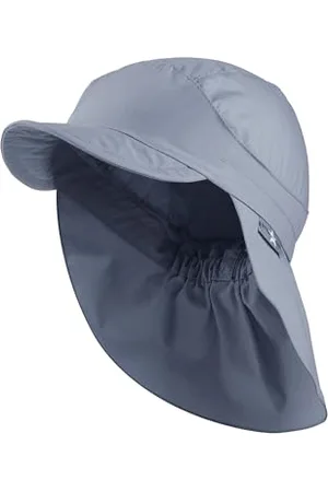 Sterntaler Czapka z daszkiem unisex z ochroną karku z bawełny kapelusz przeciwsłoneczny, , 47