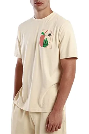 Kappa Vakon Authentic T-shirt męski, kolor naturalny/beżowy, S, naturalny/beżowy, S