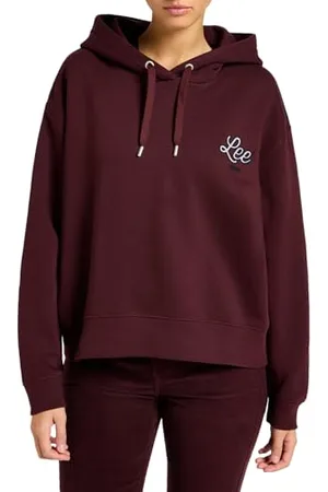Lee Bluza z kapturem z logo dla kobiet, , XS