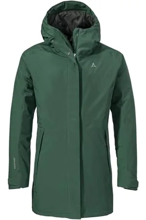Schöffel Damska parka w stylu Froda WMS, oddychająca, wodoodporna parka z 2-kierunkowym stretchem, lekka kurtka outdoorowa z regulowanym kapturem