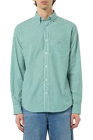 GANT REG CLASSIC POPLIN STRIPE SHIRT, , S