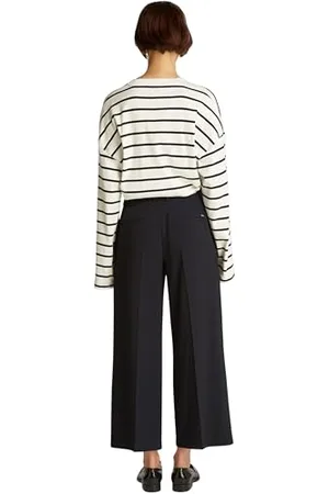 Tommy Hilfiger Damskie spodnie z szerokimi nogawkami LW BI-Stretch WW0WW45463, , 60