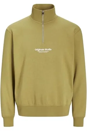 JACK & JONES Jorvesterbro Sweat Quarter Zip Hn Noos, , XS