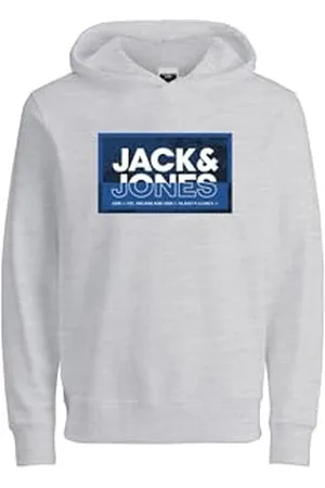 JACK & JONES Jcologan Print Sweat Hood Sn Mni, , 110