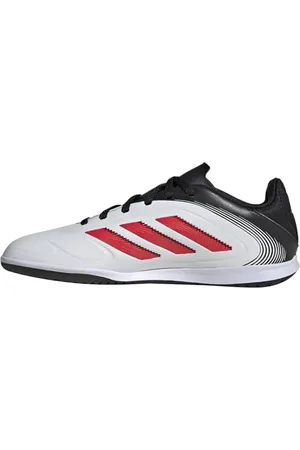 adidas Uniseks - dzieci COPA PURE III CLUB Indoor Football boots Kids, Cloud White/Lucid Red/Core Black, 36 EU