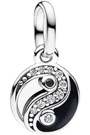 PANDORA ME Yin & Yang 793454C01 zawieszka charm ze srebra wysokiej próby, kompatybilna z ME i Moments, 2,2x8,2x8,2 mm, Srebro szterlingowe, Bez kamieni szlachetnych