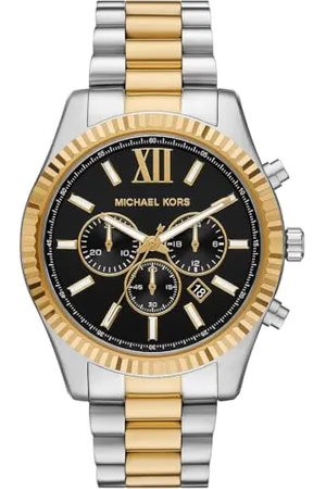 Michael Kors Lexington z mechanizmem kwarcowym i paskiem ze stali nierdzewnej lub skóry