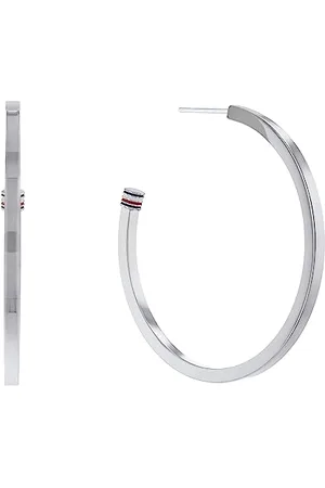 Tommy Hilfiger Biżuteria damskie kolczyki koła ze stali nierdzewnej - 2780773, Jeden rozmiar, Stal nierdzewna, Bez kamieni szlachetnych