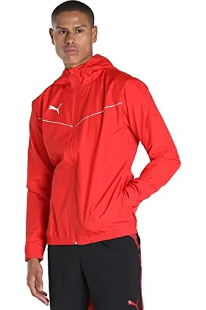 PUMA Teamrise All Weather Jacket Kurtka polowa Mężczyźni, Red- White,S