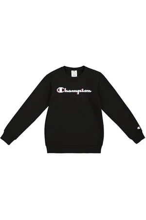 Champion Chłopięca dziedzictwo chłopca - bluza z dużym logo, czarna, 15-16 lat, , 15-16 Lat