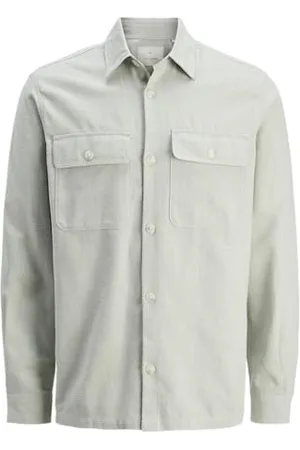 JACK & JONES Jprccraymond Spring Solid Overshirt Sn, , XL