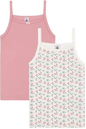 Petit Bateau Koszule z szelkami (opakowanie 2) dziewczęce, , 4 anni