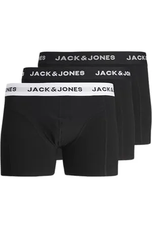 JACK & JONES Męskie bokserki z solidnym bagażnikiem (3 szt.)