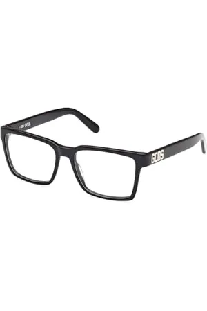 GCDS Unisex GD5033 receptujące oprawki do oczu, błyszczące, czarne, 53, , 53