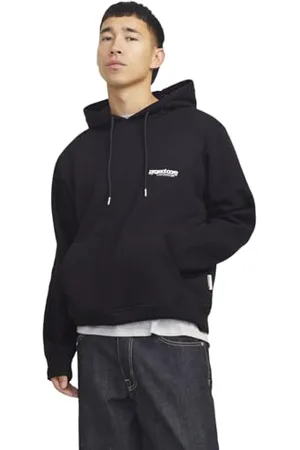 JACK & JONES Męska bluza z kapturem Jcounion Print Sweat Hood Noos, , M