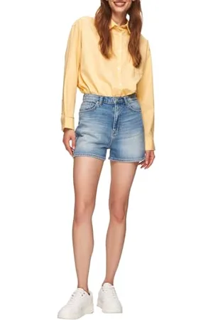 LTB Jeans Jeansy Lillie 5 krótkie w kolorze niebieskim wyprodukowane z mieszanki bawełny w kolorze niebieskim - rozmiar S, , S