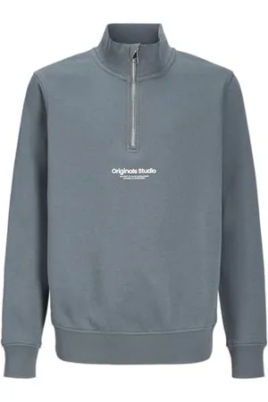 JACK & JONES Jorvesterbro Sweat Quarter Zip Noos Jnr, , 164
