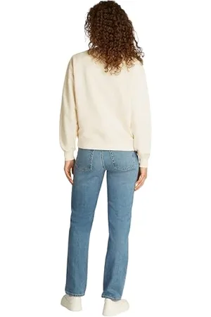 Tommy Hilfiger Damska bluza REG HILFIGER WW0WW44631, beżowa, M, , M