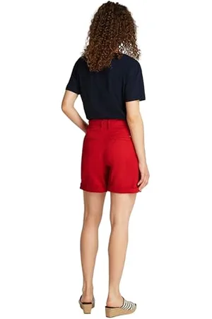 Tommy Hilfiger Damskie spodenki CO BLEND GMD CHINO WW0WW42457, czerwone, 44, , 70