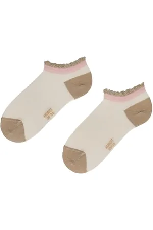 Kunert Damskie skarpety do sneakersów ELEGANT ROMANCE Fashion White 35-38, , 35-38 EU