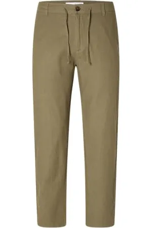SELECTED SELETED HOMME Męskie spodnie chinosy, , XL