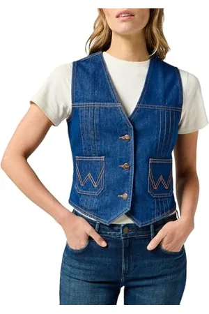 Wrangler Femme Vest kurtka dżinsowa dla kobiet, , M