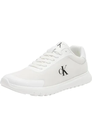 Calvin Klein CK JEANS Męskie 3 EVA RUNNER MESH YM0YM01264 Low Top, białe (potrójne jasne białe), 48 EU, , 43.5 EU