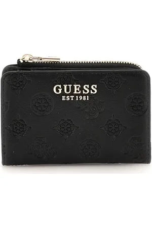 Guess ZARELA SLG Zip ARND Card Case, portfel damski, wyjątkowy, , Taglia Unica