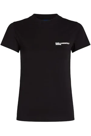 Karl Lagerfeld Koszulka damska z krótkim rękawem Slim Short Sleeve Tee, , M
