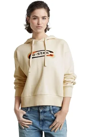 G-Star RAW Old Skool Logo Loose Hooded Sweater, , L