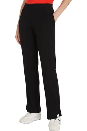 Calvin Klein Jeans Damskie spodnie z dzianiny prążkowanej, , M