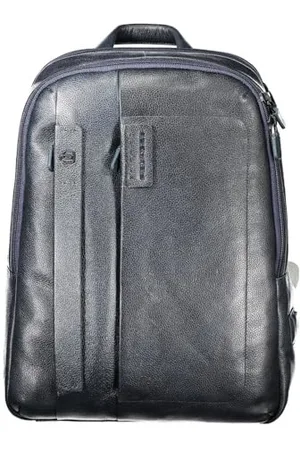 Piquadro Pulse Mały skórzany plecak na PC 14" z dwoma przegródkami, , 40 cm, Plecak na co dzień