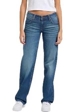 Lee Dżinsy damskie Zoe, Low Rise Straight Fit, proste nogawki, , 31W / 31L