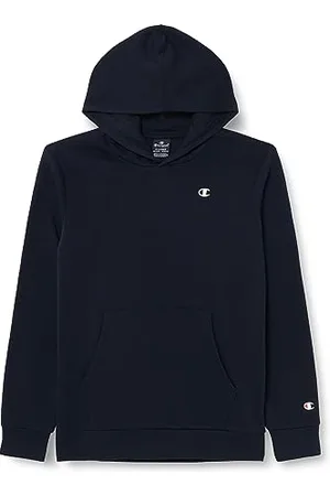Champion Legacy Podstawy B - Ultralight Powerblend Fleece Bluza z Kapturem, Granatowy 3-4 Lat Dziecko FW23