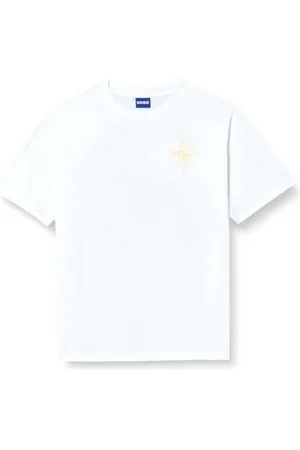HUGO BOSS Damska koszulka oversize Tee_B_2, biała 100, , XS